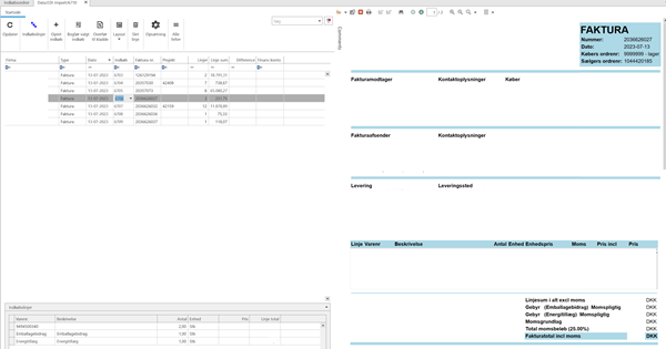 EDI data 400